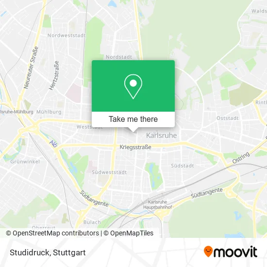 Карта Studidruck
