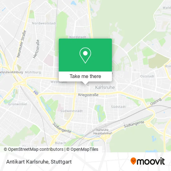 Карта Antikart Karlsruhe