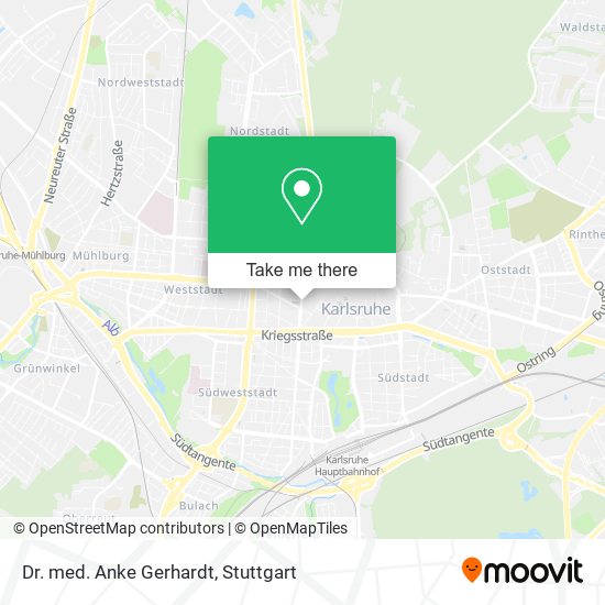 Dr. med. Anke Gerhardt map