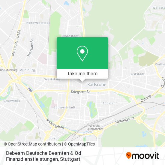 Debeam Deutsche Beamten & Öd Finanzdienstleistungen map