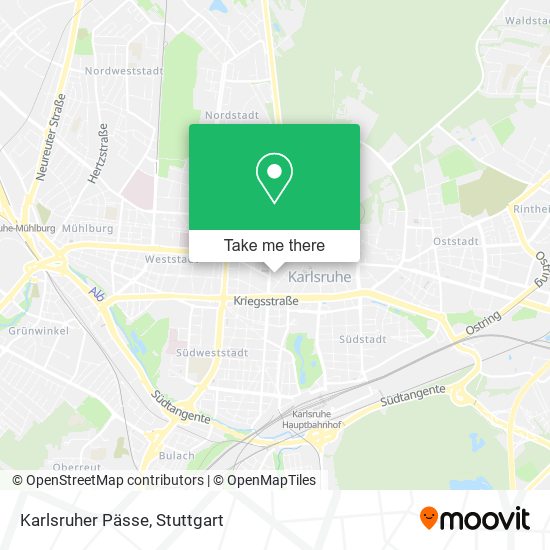 Karlsruher Pässe map