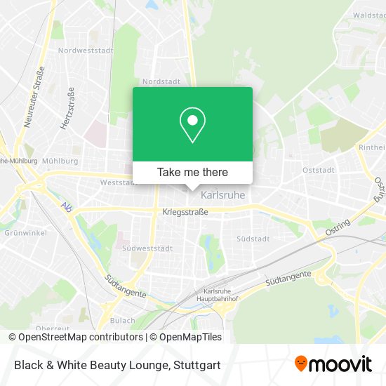Black & White Beauty Lounge map