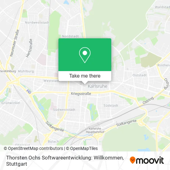 Карта Thorsten Ochs Softwareentwicklung: Willkommen