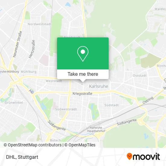 Карта DHL
