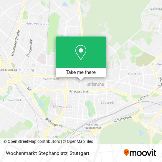 Карта Wochenmarkt Stephanplatz