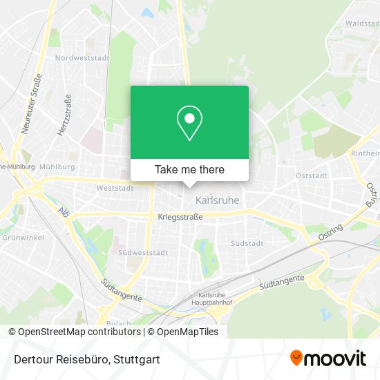 Dertour Reisebüro map
