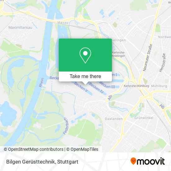 Карта Bilgen Gerüsttechnik
