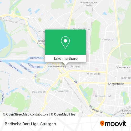 Карта Badische Dart Liga