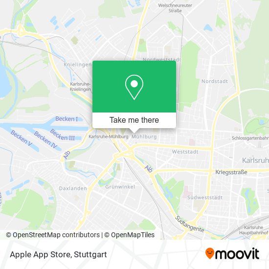 Карта Apple App Store