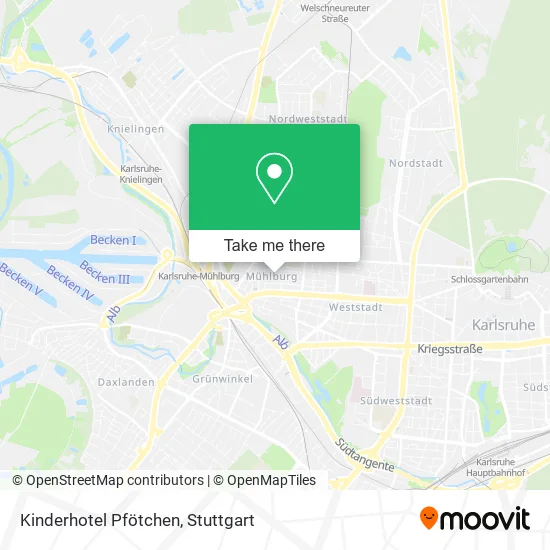 Карта Kinderhotel Pfötchen