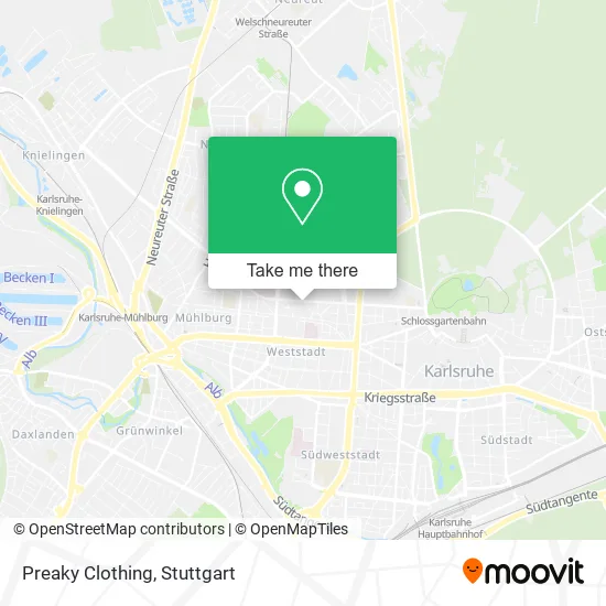 Карта Preaky Clothing