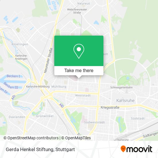 Gerda Henkel Stiftung map