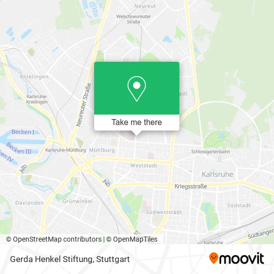 Карта Gerda Henkel Stiftung