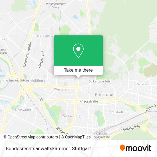 Bundesrechtsanwaltskammer map