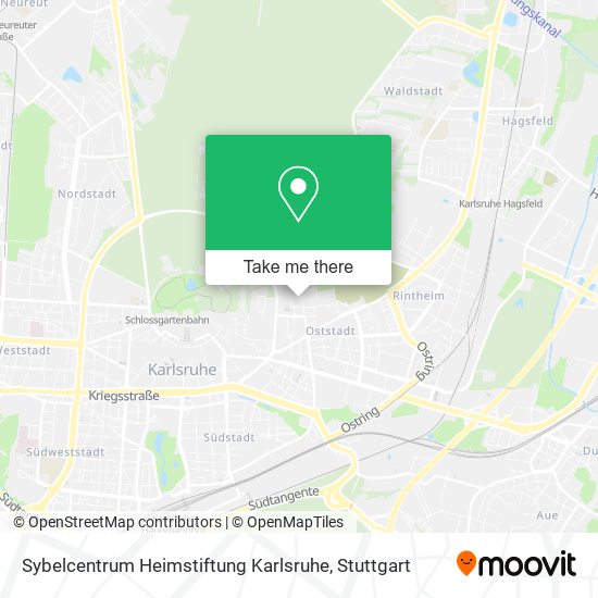 Карта Sybelcentrum Heimstiftung Karlsruhe