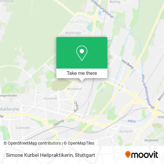 Simone Kurbel Heilpraktikerin map