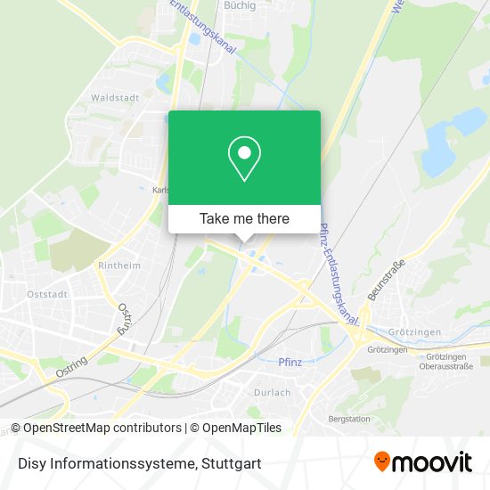 Карта Disy Informationssysteme