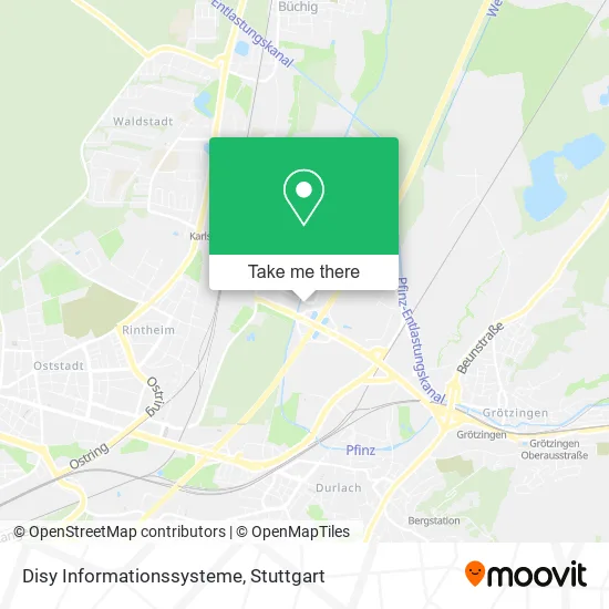 Карта Disy Informationssysteme