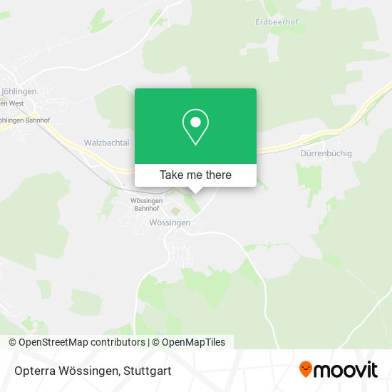Opterra Wössingen map