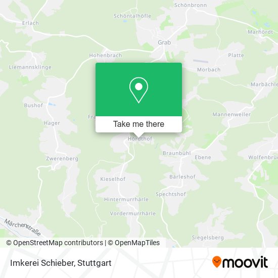Карта Imkerei Schieber