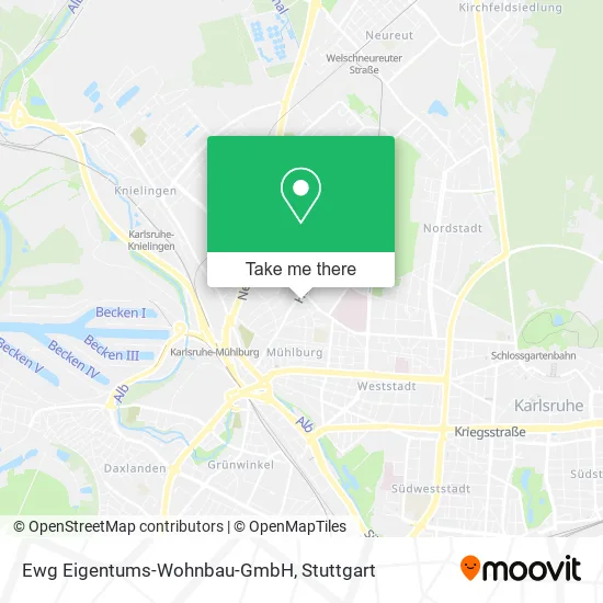Карта Ewg Eigentums-Wohnbau-GmbH