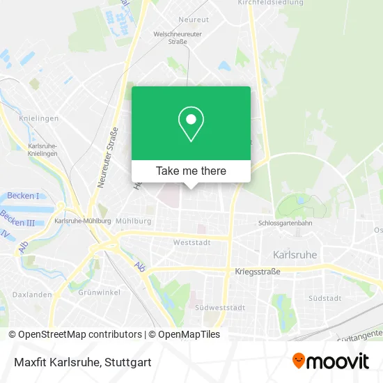 Карта Maxfit Karlsruhe