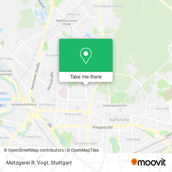 Карта Metzgerei R. Vogt