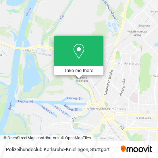 Polizeihundeclub Karlsruhe-Knielingen map