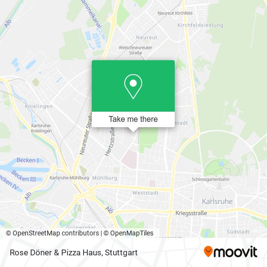 Rose Döner & Pizza Haus map