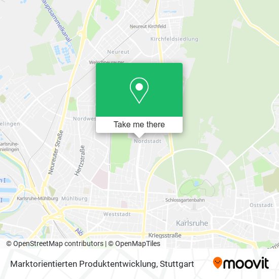 Marktorientierten Produktentwicklung map