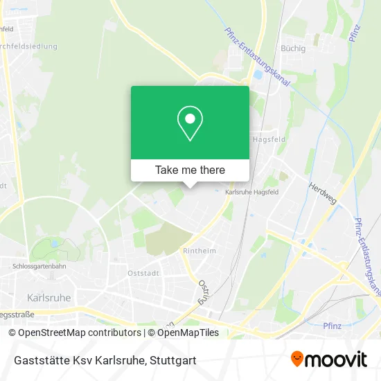 Карта Gaststätte Ksv Karlsruhe