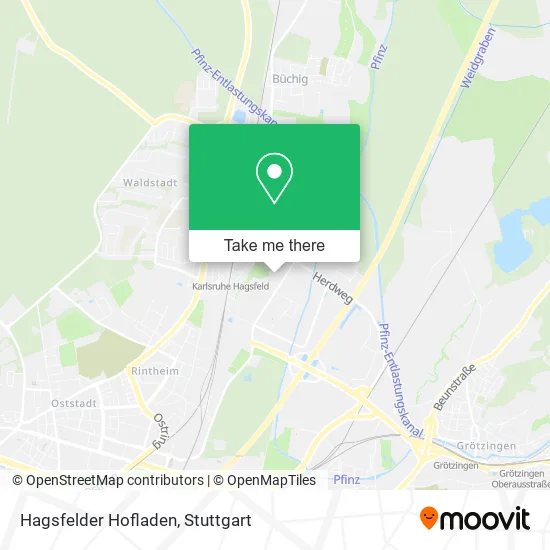 Карта Hagsfelder Hofladen