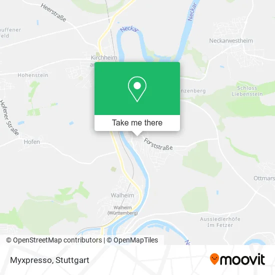 Myxpresso map