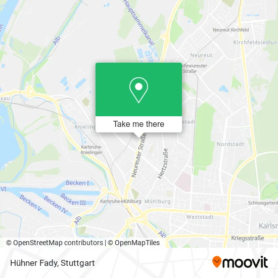 Карта Hühner Fady