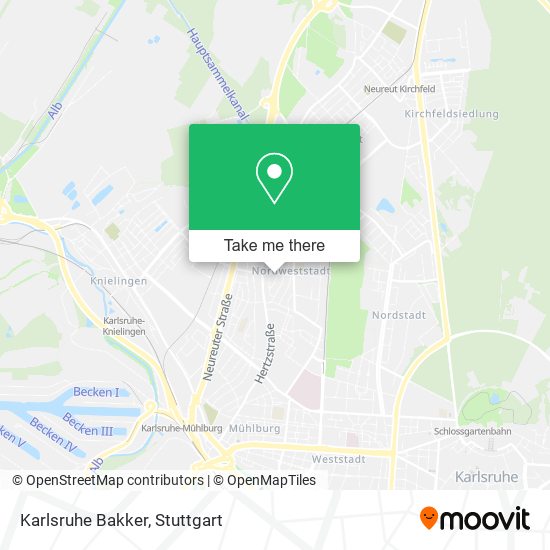 Карта Karlsruhe Bakker