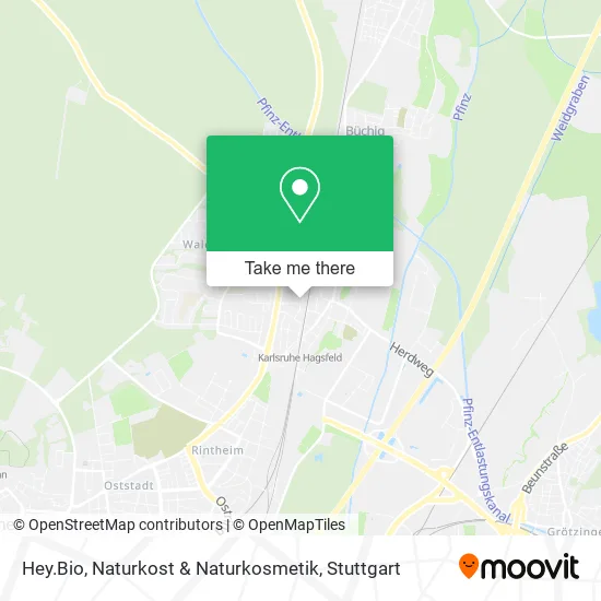 Карта Hey.Bio, Naturkost & Naturkosmetik