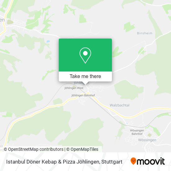 Istanbul Döner Kebap & Pizza Jöhlingen map