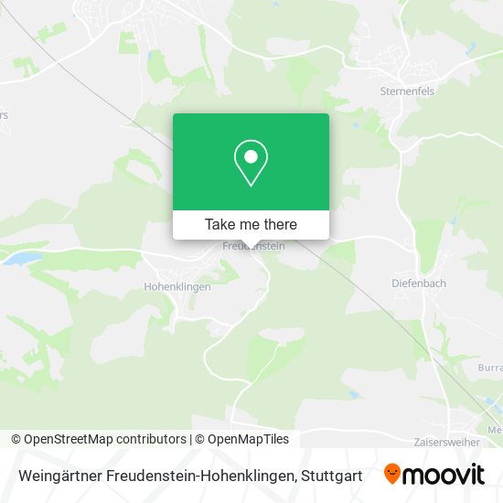 Карта Weingärtner Freudenstein-Hohenklingen