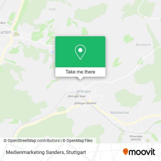 Medienmarketing Sanders map