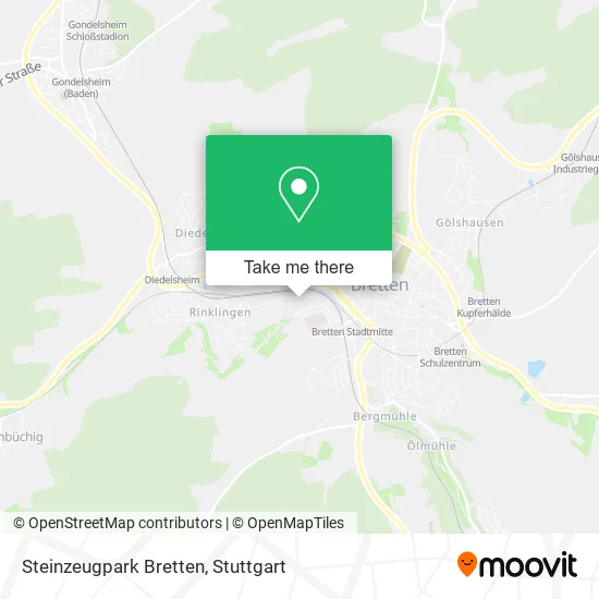 Карта Steinzeugpark Bretten