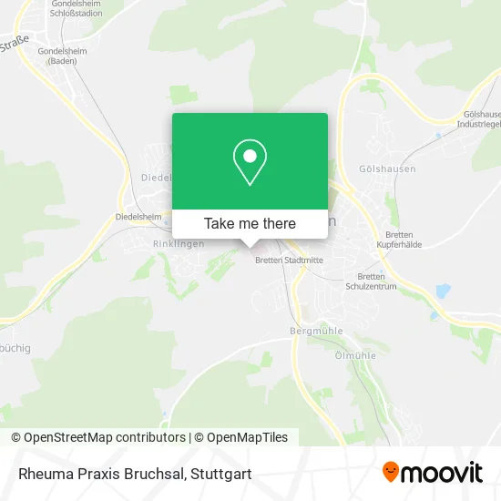 Карта Rheuma Praxis Bruchsal