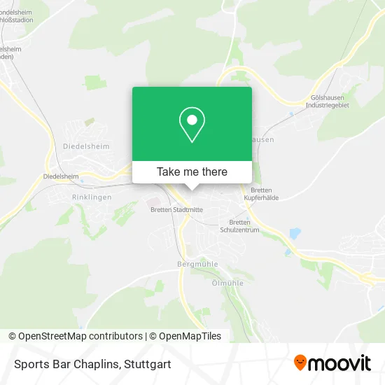 Карта Sports Bar Chaplins