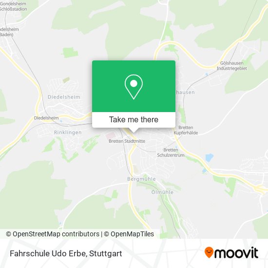 Fahrschule Udo Erbe map