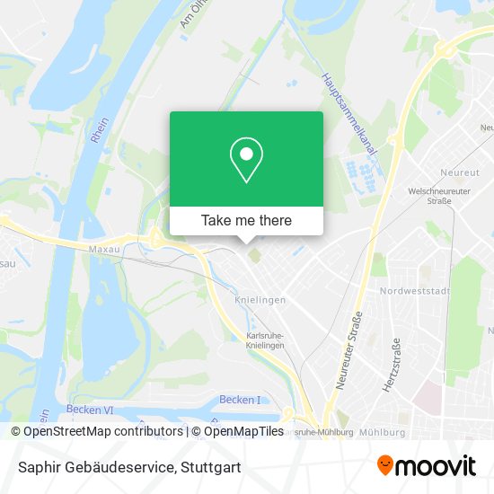 Saphir Gebäudeservice map