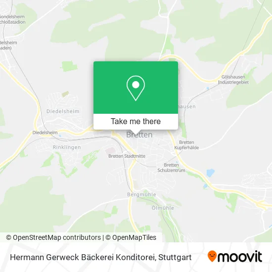 Карта Hermann Gerweck Bäckerei Konditorei