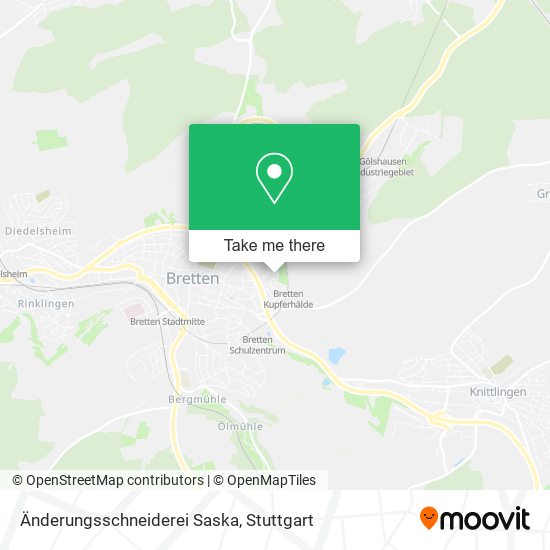 Карта Änderungsschneiderei Saska