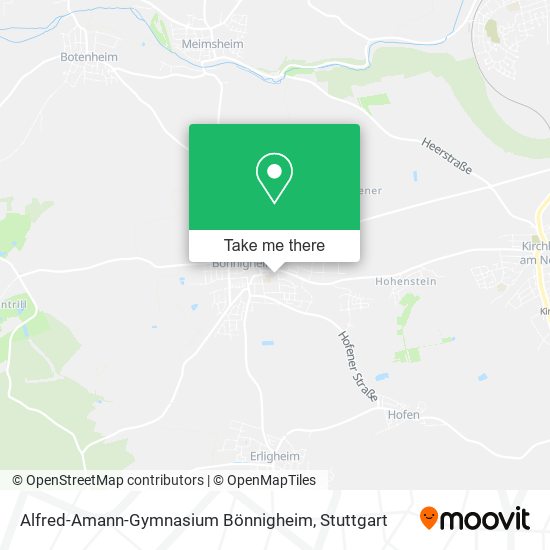 Alfred-Amann-Gymnasium Bönnigheim map