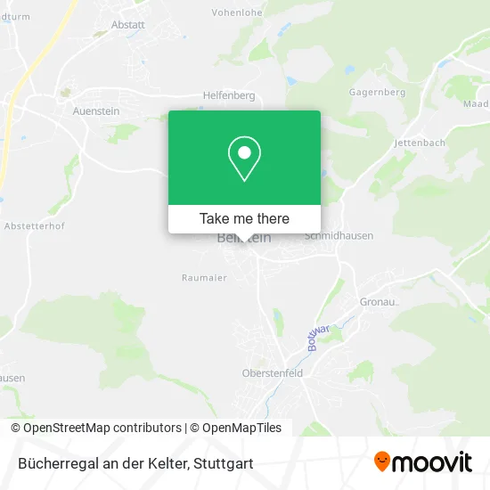 Карта Bücherregal an der Kelter