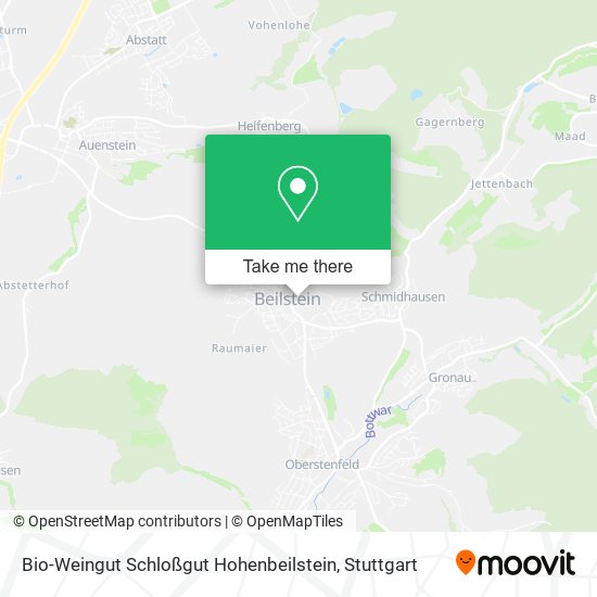 Карта Bio-Weingut Schloßgut Hohenbeilstein