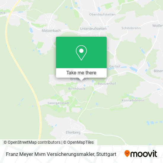 Franz Meyer Mvm Versicherungsmakler map